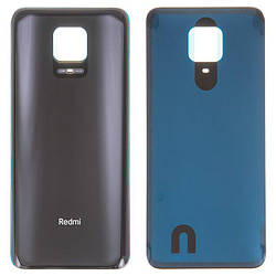 Задня панель корпусу (кришка акумулятора) для Xiaomi Redmi Note 9S, 48 Мп (M2003J6A1G), оригінал Сірий