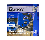 Лобзик аккумуляторний 18V Li-ion GEKO G80614, фото 9