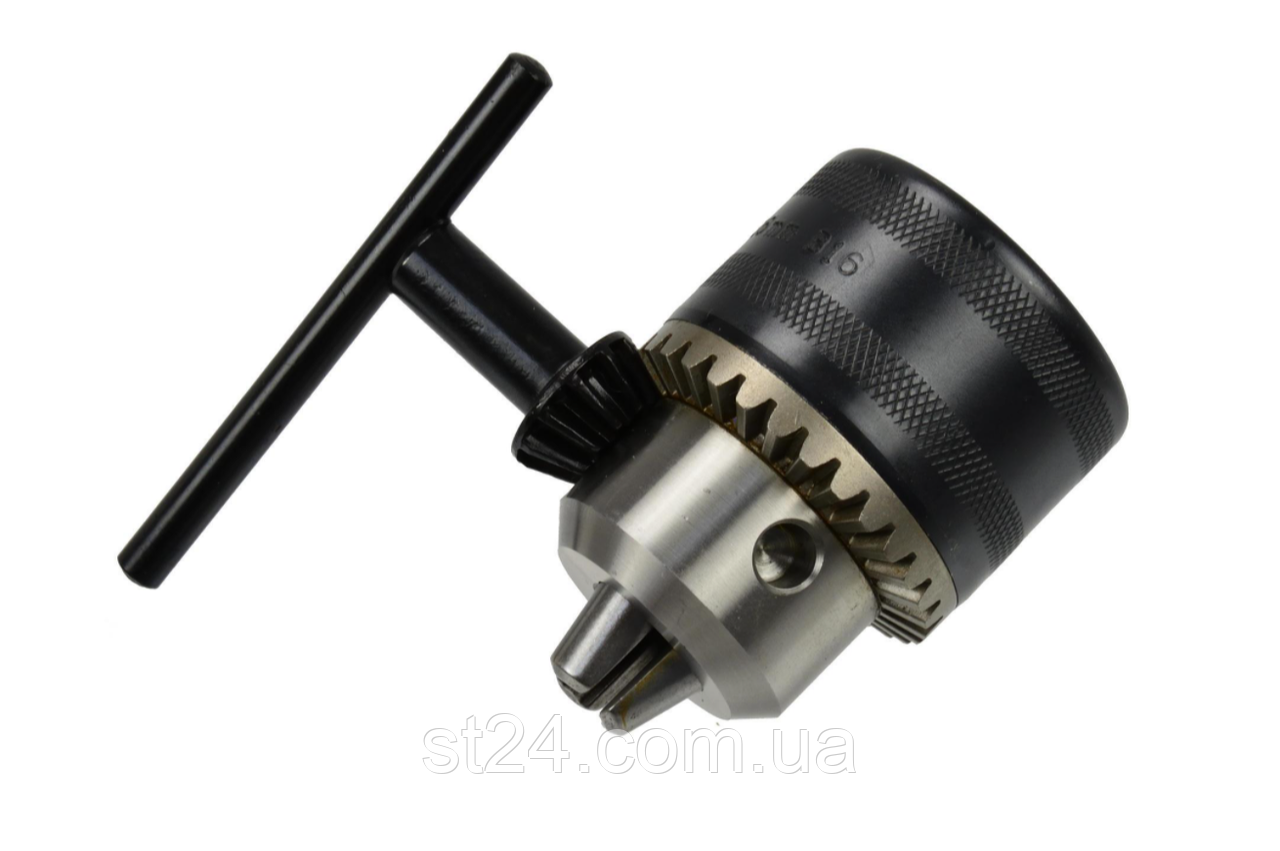 Патрон для дрилі 16-B16 мм ключ GEKO G00541, фото 1