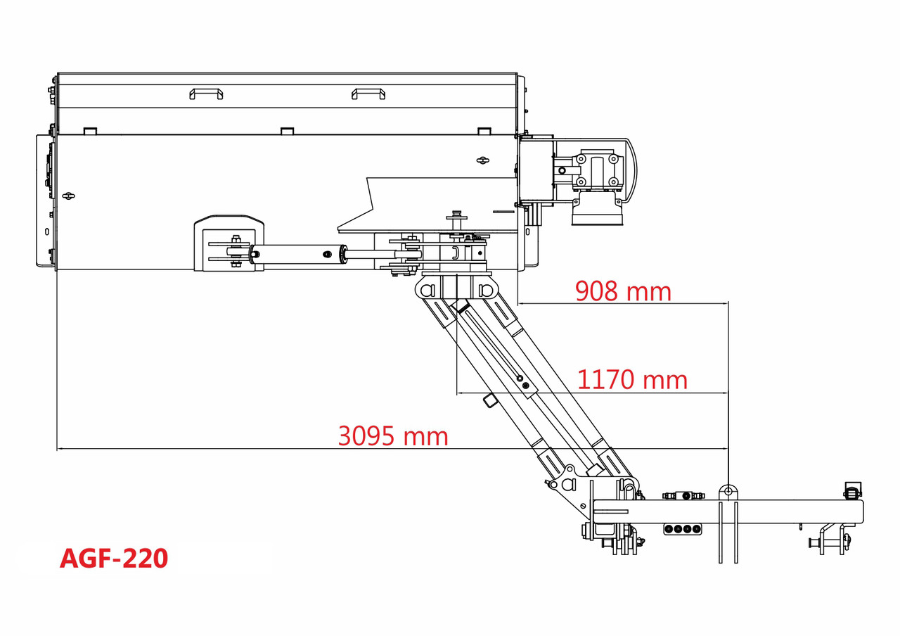 Мульчирователь с гидравликой Jansen AGF-220 (Германия) - фото 8 - id-p1452639334