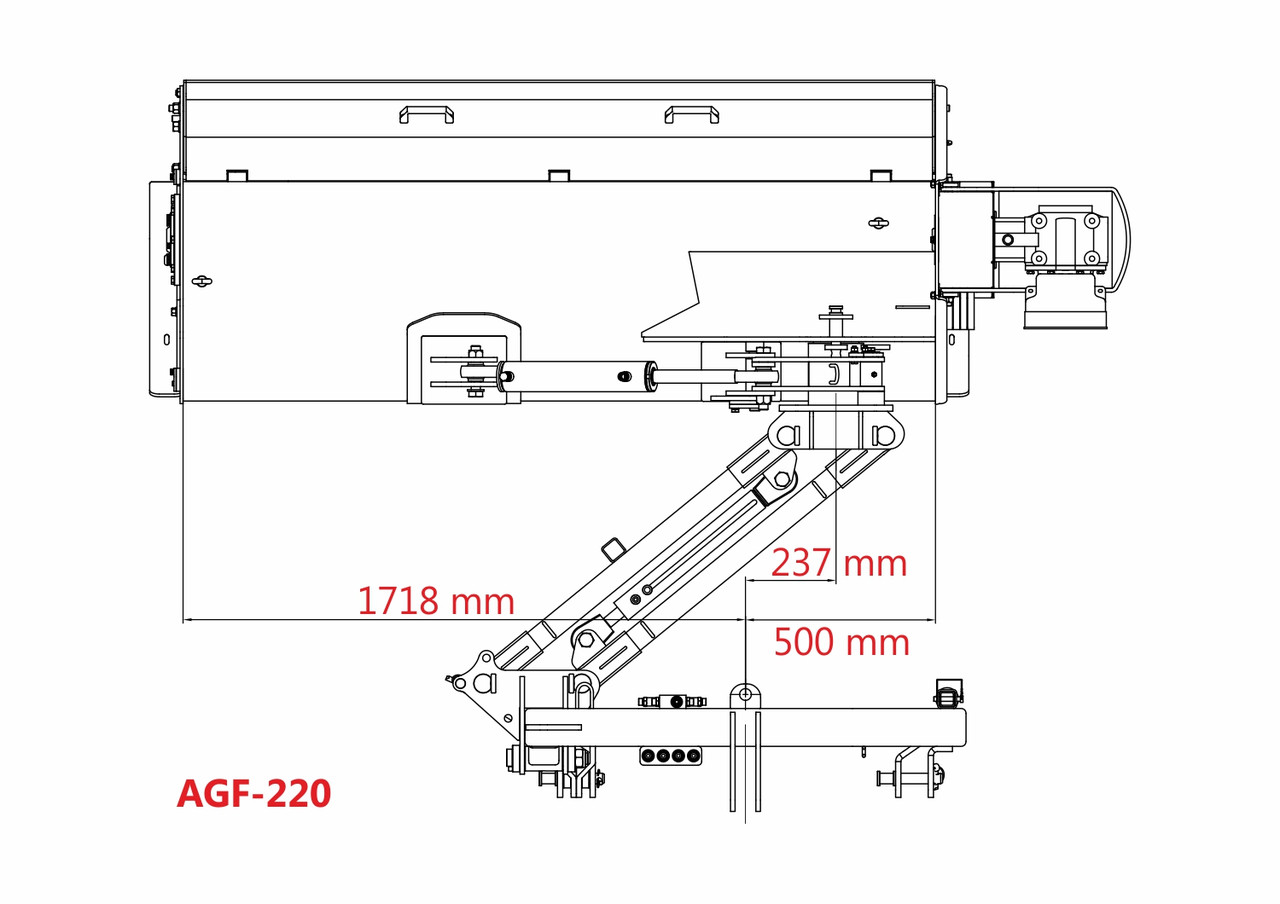 Мульчирователь с гидравликой Jansen AGF-220 (Германия) - фото 9 - id-p1452639334