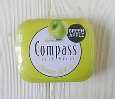 М'ятні льодяники з зеленим яблуком Compass Green Apple 14g (Німеччина)