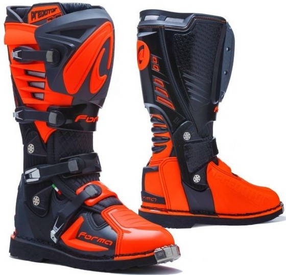 Мотоботи кросові Forma Predator 2.0 чорний/оранжевий, 43