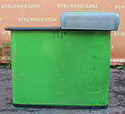 Касовий бокс із вузьким накопичувачем 140х100 см., зелений, правий, Б/у, фото 5