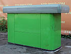 Касовий бокс із вузьким накопичувачем 140х100 см., зелений, правий, Б/у, фото 6