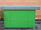 Касовий бокс із вузьким накопичувачем 140х100 см., зелений, правий, Б/у, фото 3