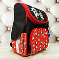 Рюкзак шкільний каркасний Bagland, чорний з червоним, з котом Саймоном 12 л., фото 7