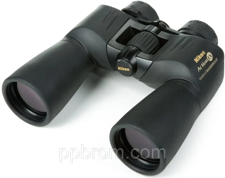 Бінокль Nikon Action EX 12x50 WP (водонепроникний, азотозаповнений, ширококутний)