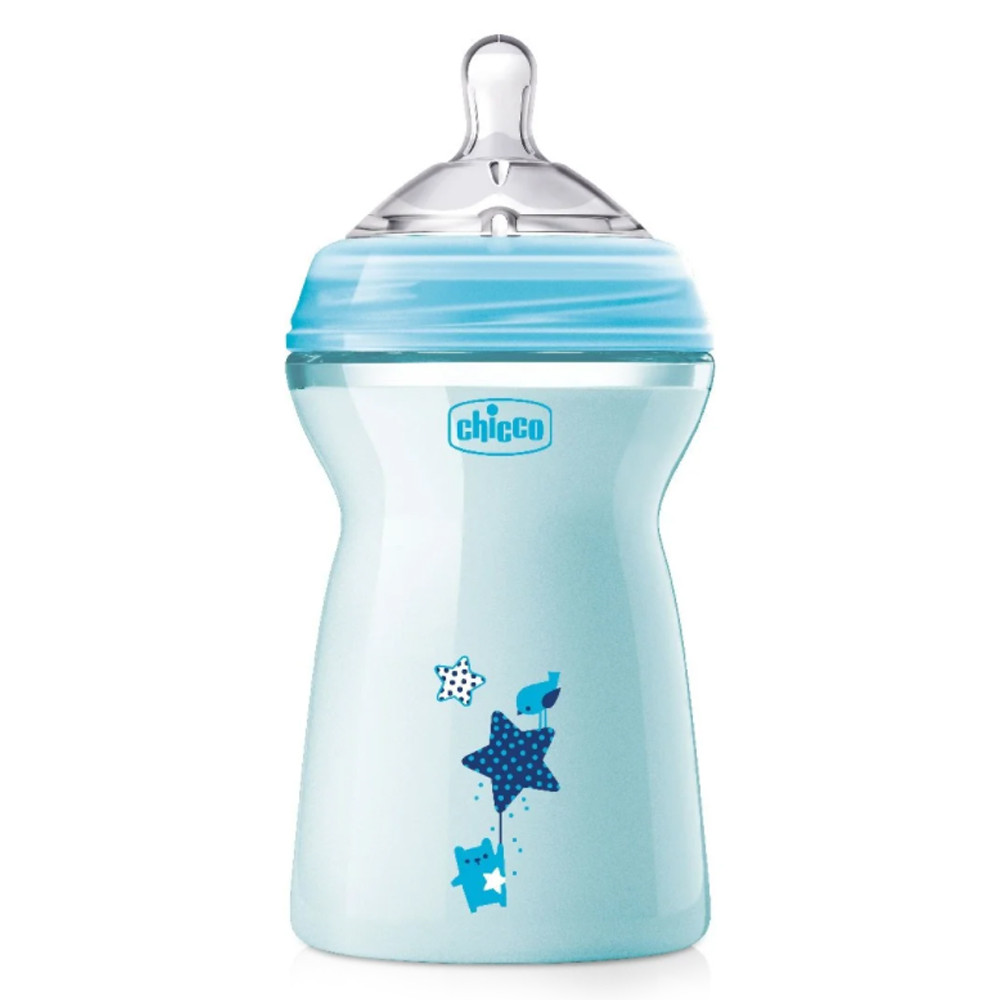 Пляшка пластикова 330 мл Chicco Natural Feeling 6m+ (8058664085026)