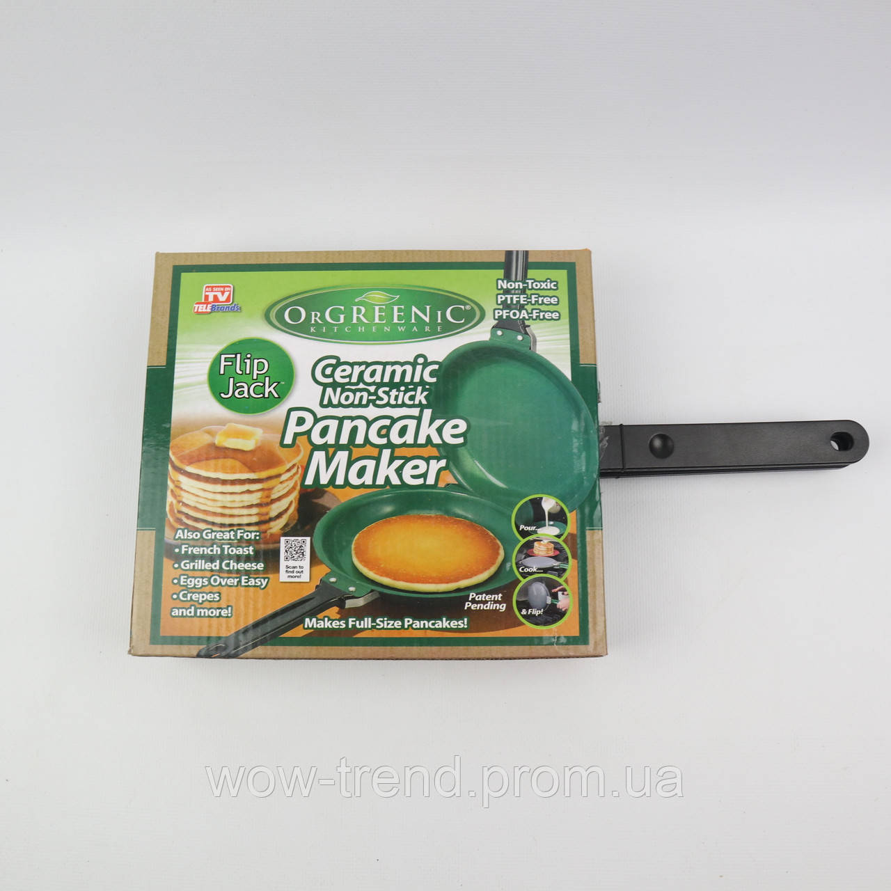 Сковорода двухсторонняя Pancake Maker для блинов и панкейков диаметр 19 см - фото 5 - id-p1448949243