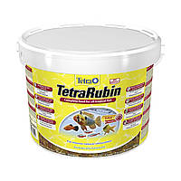 Корм для поліпшення забарвлення риб TetraRubin пластівці 10 л