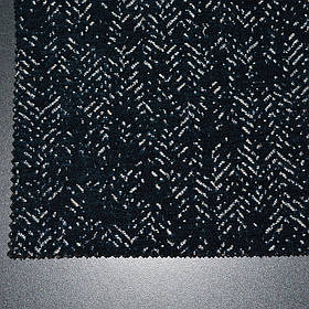 Тканина для меблів шенилл в дрібну ялинку Марбелла (Marbella) темно-синього кольору