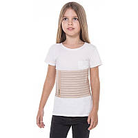 Бандаж післяопераційний пористий із 2 ребрами жорсткості дитяча висота 16 см арт.150-П-0 Торос-Груп Україна