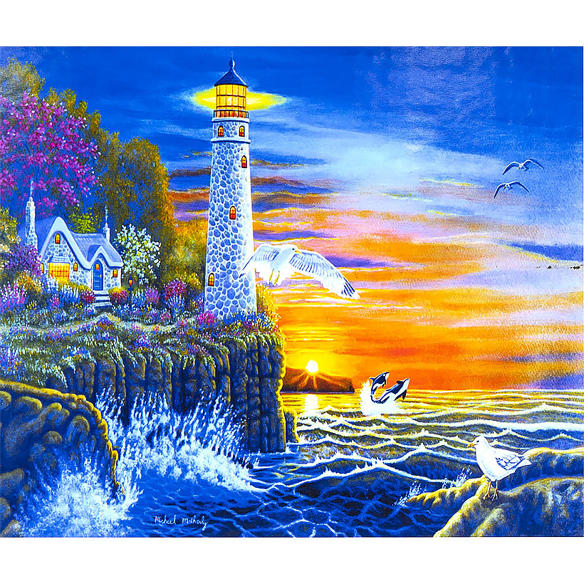 Алмазна мозаїка 30х40 см DIY Маяк (SM 77157)