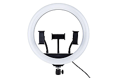 Кільцева лед-лампа для студійного освітлення Ring RGB MJ 36 36см з пультом для фото і відео, фото 2