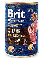 Brit Premium консерва для собак 800 г (м'ясний паштет із ягням)