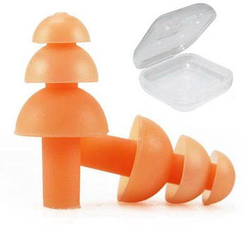 Беруші універсальні для плавання та шуму Silenta EP-15S Жовтогарячий