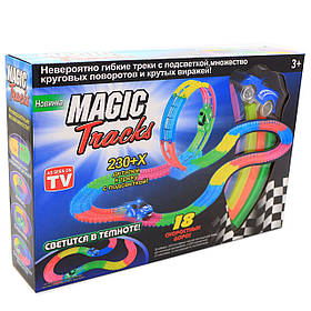 Трек Magic Tracks (Меджік Трек) зі світиться синім машинкою, 230 деталей (6688-76)