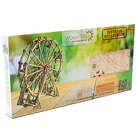 Дерев'яний конструктор Wood Trick Колесо обозренія.Техніка збірки - 3d пазл
