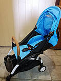 Коляска-книжка YOYO преміум для подорожей блакитна, фото 4