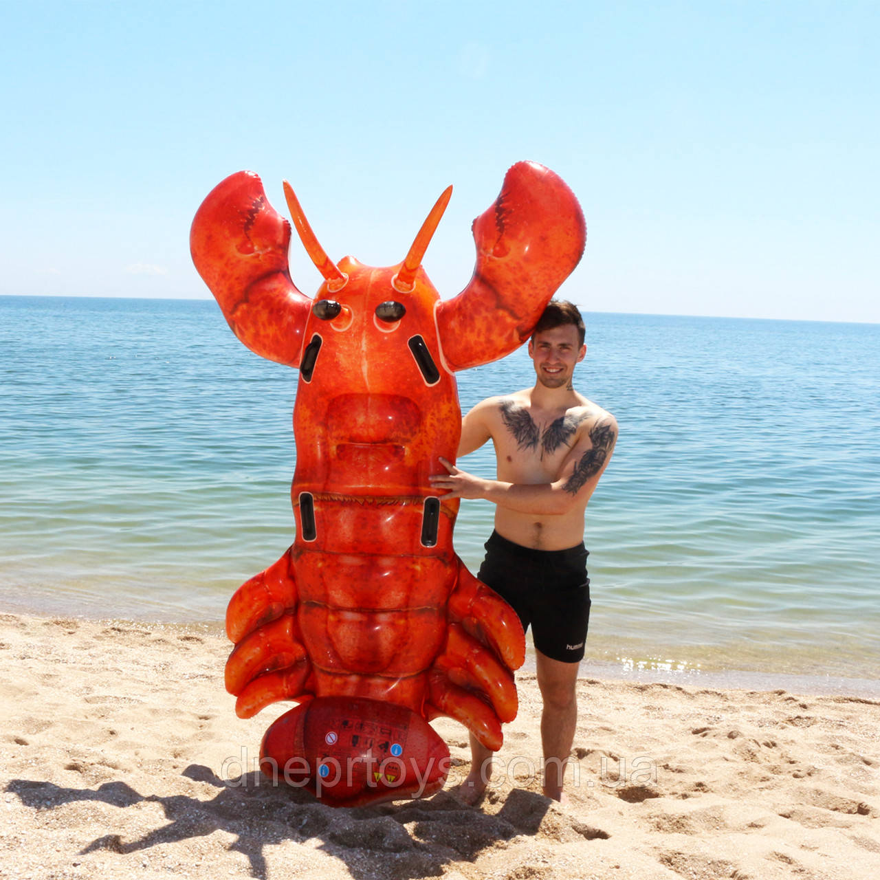 Надувний матрац-плотик Intex "Лобстер" 213х137 см (57533), фото 1