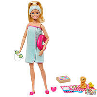 Лялька Барбі Barbie Активний відпочинок Блондинка (GKH73), фото 5