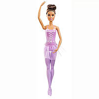 Лялька Барбі Barbie Балерина шатенка в бузковому пачці (GJL58), фото 3