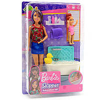 Лялька Барбі Barbie Ванна кімната турбота за малюками (FHY97), фото 3