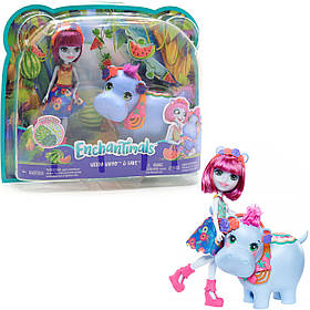 Лялька nchantimals Великі друзі Бегемотик Хедда і Лейк (FKY72)