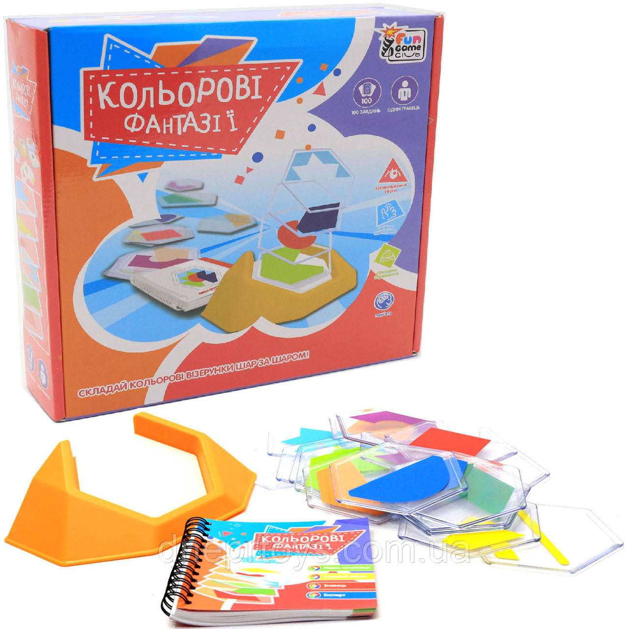 Настільна гра Fun Game «Кольорові фантазії» (Кольорові фантазії) UKВ-В0041, фото 1