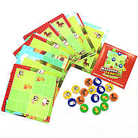 Настільна гра Fun game «Малюнки та логіка: пригоди на фермі» (українська мова), UKB-B0031, фото 4