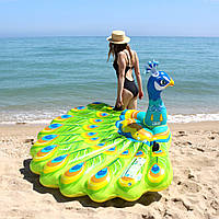 Матрац надувний Intex Павич (Peacock) арт. 57250. Дуже добре підходить для відпочинку на морі, в басейні, фото 3