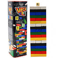 Настольная игра башня Vega (Вега) по цветам. Версия игры Дженга (Jenga) GVC-01U