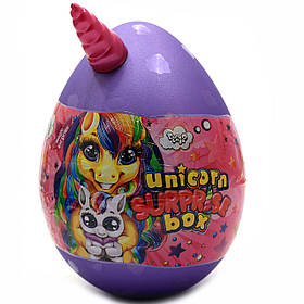 Ігровий набір Данко тойс «Unicorn WOW Box» Яйце єдинорога 25х35 см, фіолетове, ук мову (UWB-01-01)