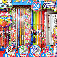 Ігровий набір для творчості ароматні фломастери Scentos ФРУКТОМАНІЯ, 20 елементів (42132), фото 3