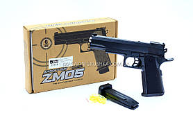 Іграшковий пістолет ZM05 з кульками . Дитяче зброю з дальністю стельбы 15-20м