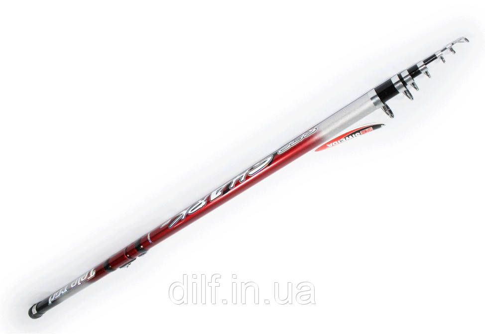 Вудка телескоп Siweida RED SHARK 6м з/до (болонська вудка з кільцями)