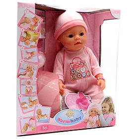 Пупс Warm BABY з аксесуарами та одягом (8 функцій) 8006-464