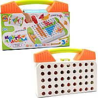Розвиваюча гра Fun Game Мозаїка «крутелики», 119 деталей, шуруповерт (83336), фото 6