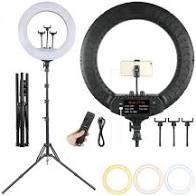 Лед-лампа кільцева для студійного освітлення LED лампа RL-14 Soft Ring з пультом і штативом для фото і відео