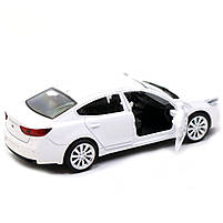 Машинка іграшкова металева Автопром «KIA K7», 11х4х4 см, біла (4342), фото 6