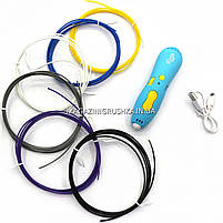 Ручка 3D «FUN GAME» блакитна, 13 см (7424), фото 4