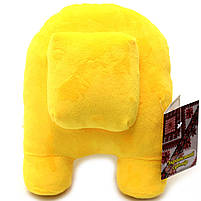 М'яка іграшка «Космонавт Among Us» Амонг Ас, Жовтий, 15х12х23 см (00006-03), фото 2