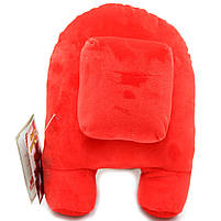 М'яка іграшка «Космонавт Among Us» Амонг Ас, червоний, 15х12х23 см (00006-02), фото 2