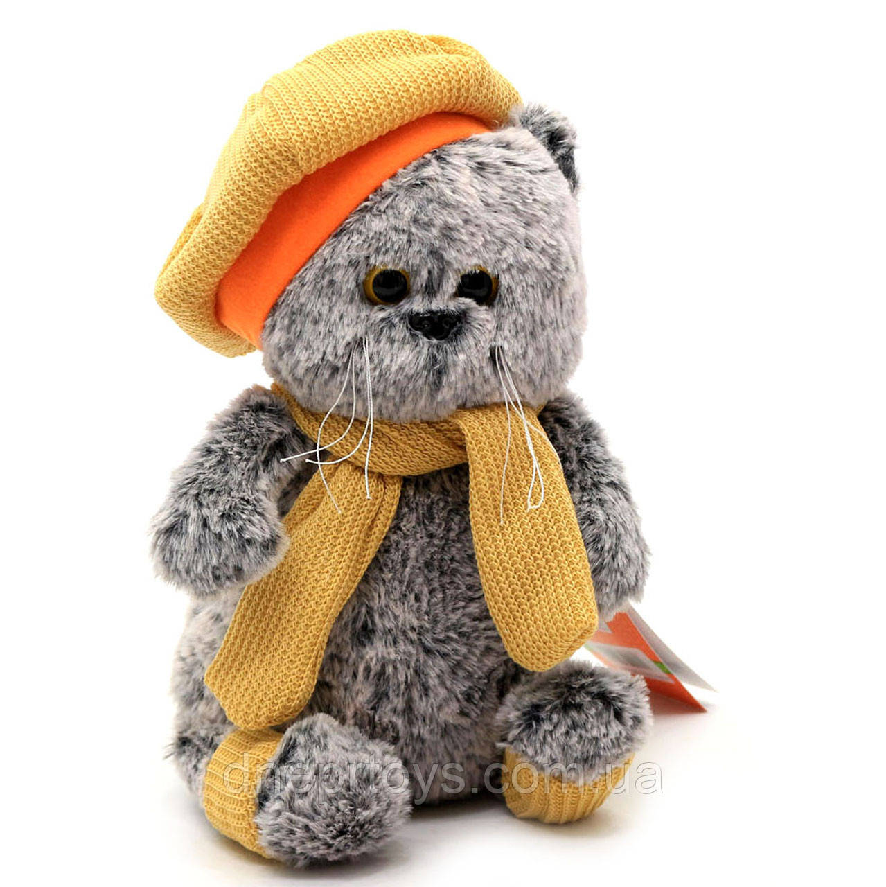 М'яка іграшка Копиця «Кошеня 007/7», хутро штучний, 35 см (25437-8), фото 1