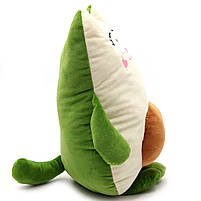М'яка іграшка подушка Копиця «Кот-Авокадо» 35х25х15 (00284-08), фото 3