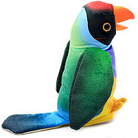 М'яка інтерактивна іграшка-Повторюшка Папуга Колька зелений, 18 см (M 1984), фото 2