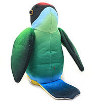 М'яка інтерактивна іграшка-Повторюшка Папуга Колька зелений, 18 см (M 1984), фото 4