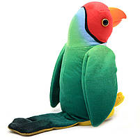 М'яка інтерактивна іграшка-Повторюшка Папуга Колька зелений, 18 см (M 1984), фото 5