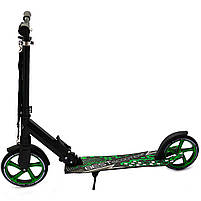 Самокат двоколісний BEST SCOOTER зелений, колеса PU (70875), фото 4